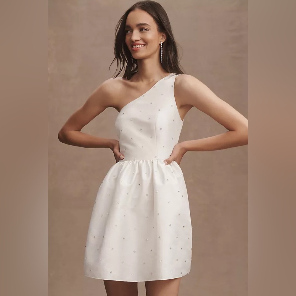 SACHIN & BABI ELLIANA ONE-SHOULDER MINI DRESS